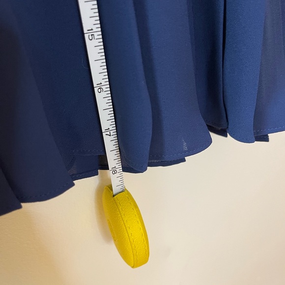 NWT Express navy blue pleated skirt Size XS - Picture 7 of 7